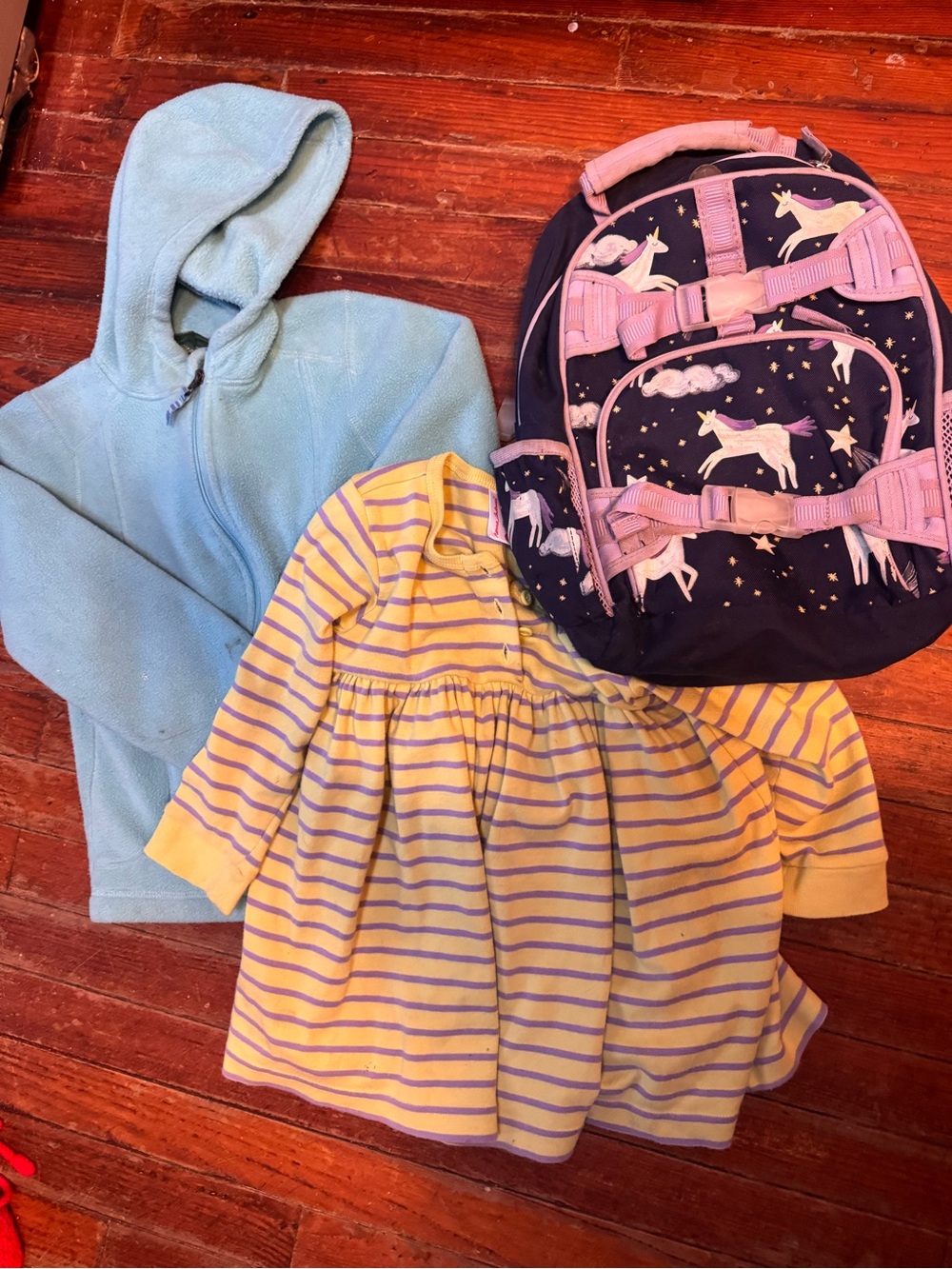 Back to school girls bundle size 5-6 with pottery back backpack
